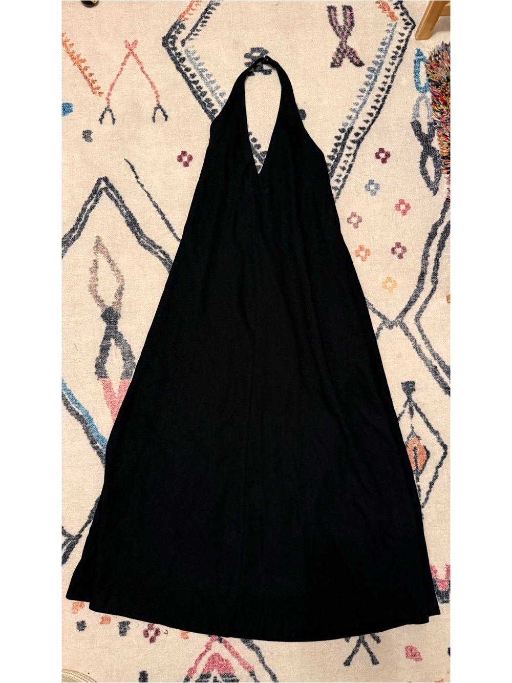 Club Monaco Black Halter Evening Dress